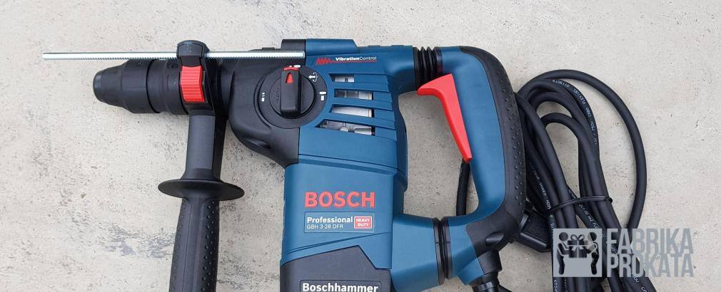 Аренда профессионального перфоратора Bosch GBH 3-28 DRE Professional с патроном SDS plus