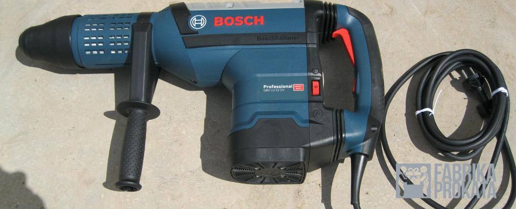 Аренда самого мощного перфоратора Bosch GBH 12-52 DV Professional с системой Vibration Control