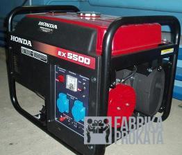 Сдам в аренду бензиновый генератор Honda EX 5500 (2,2 кВт)